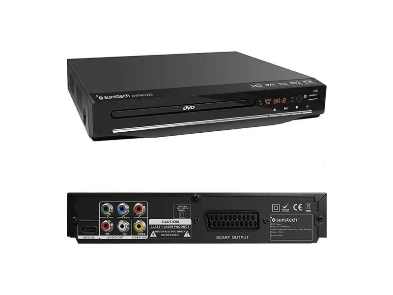 Reproductor DVD Sunstech DVPMH225BK