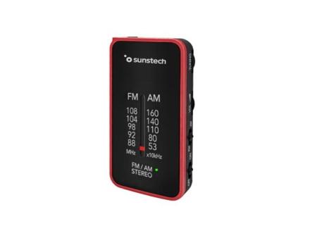 Radio Portátil Sunstech RPC6RD/ Roja