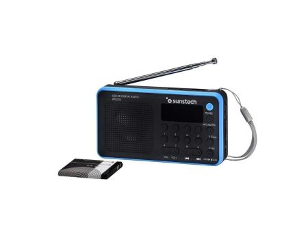 Radio Portátil Sunstech RPDS32BL/ Negra y Azul