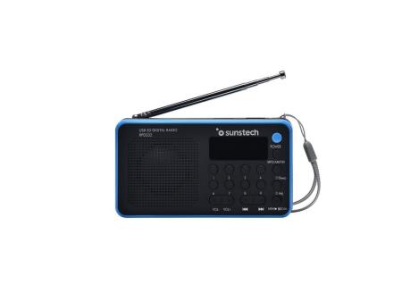 Radio Portátil Sunstech RPDS32BL/ Negra y Azul