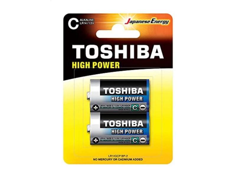 Pack de 2 Pilas C 2 Toshiba LR14/ 1.5V/ Alcalinas