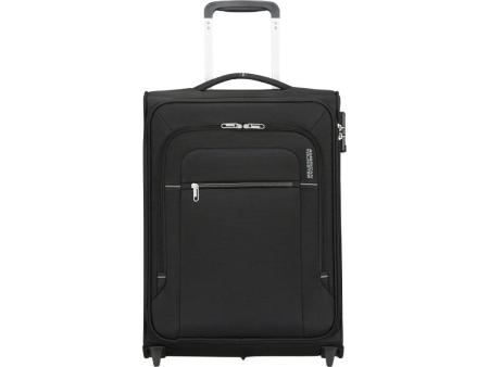 Maleta de Cabina American Tourister Crosstrack Upright 55cm/ 55x40x20cm/ 2 Ruedas/ Negro y Gris