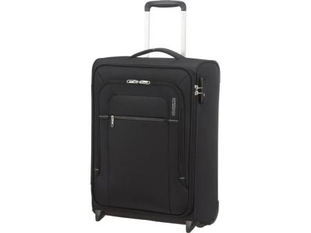 Maleta de Cabina American Tourister Crosstrack Upright 55cm/ 55x40x20cm/ 2 Ruedas/ Negro y Gris