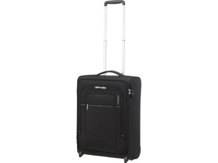 Maleta de Cabina American Tourister Crosstrack Upright 55cm/ 55x40x20cm/ 2 Ruedas/ Negro y Gris