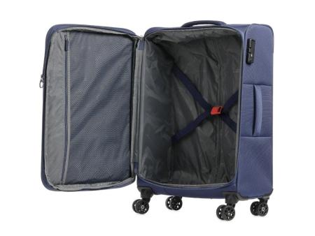 Set de 3 Maletas de Cabina American Tourister Sea Seeker Hyperspeed/ 46cm - 43cm - 40cm/ 4 Ruedas/ Marino Combate