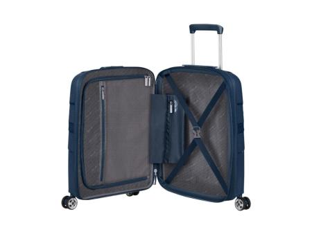 Maleta de Cabina American Tourister Starvibe Spinner 55cm/ 55x40x20cm/ 4 Ruedas/ Azul Marino