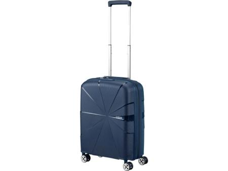 Maleta de Cabina American Tourister Starvibe Spinner 55cm/ 55x40x20cm/ 4 Ruedas/ Azul Marino