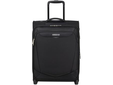 Maleta de Cabina American Tourister Upright SummerRide 55cm/ 55x40x20cm/ 2 Ruedas/ Negro