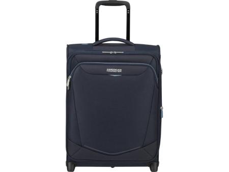 Maleta de Cabina American Tourister Upright SummerRide 55cm/ 55x40x20cm/ 2 Ruedas/ Azul Marino