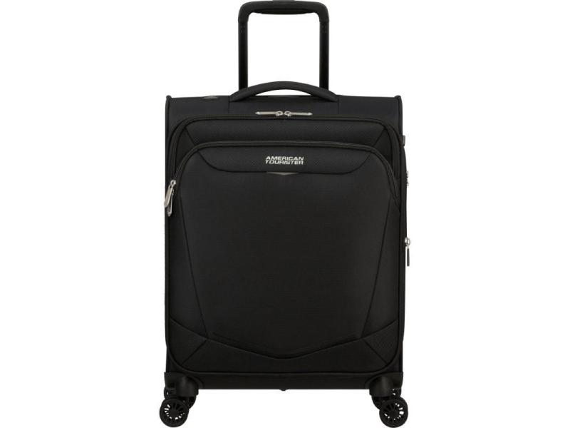 Maleta de Cabina American Tourister SummerRide Spinner 55cm/ 55x40x23cm/ 4 Ruedas/ Negro