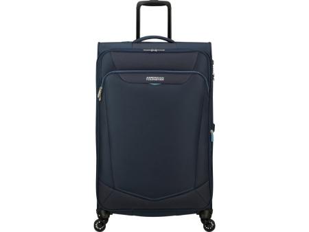 Maleta American Tourister SummerRide Spinner 80cm/ 80x48x30cm/ 4 Ruedas/ Azul Marino