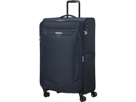 Maleta American Tourister SummerRide Spinner 80cm/ 80x48x30cm/ 4 Ruedas/ Azul Marino