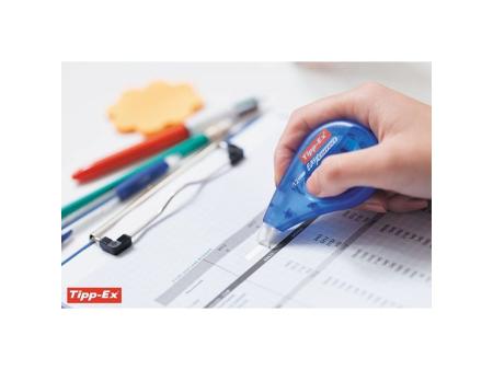 Caja de Correctores de Escritura en Cinta Bic Tipp-Ex Easy Correct/ 4.2mm x 12m/ 10 unidades