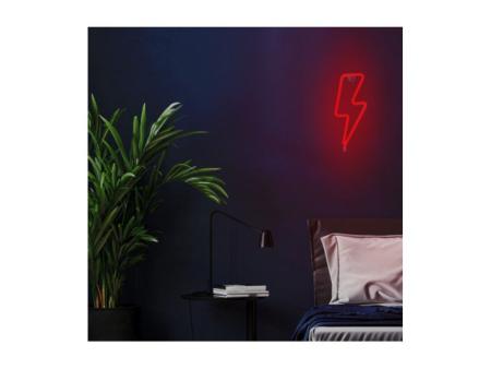 Luz Neon Forever Light Neon LED Bolt Red/ Funciona a Pilas y USB