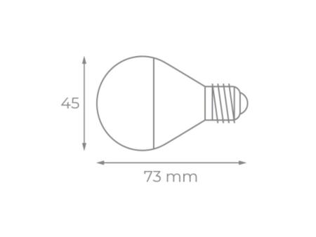 Bombilla Led Iglux XG-0527-F V2/ Casquillo E27/ 5W/ 450 Lúmenes/ 5500K