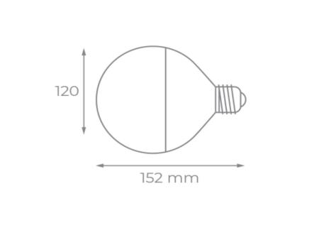 Bombilla Led Iglux XG-1527-C V2/ Casquillo E27/ 15W/ 1200 Lúmenes/ 3000K