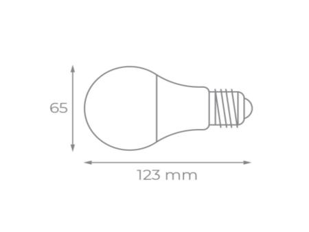 Bombilla Led Iglux XST-1227-F V2/ Casquillo E27/ 12W/ 1100 Lúmenes/ 5500K