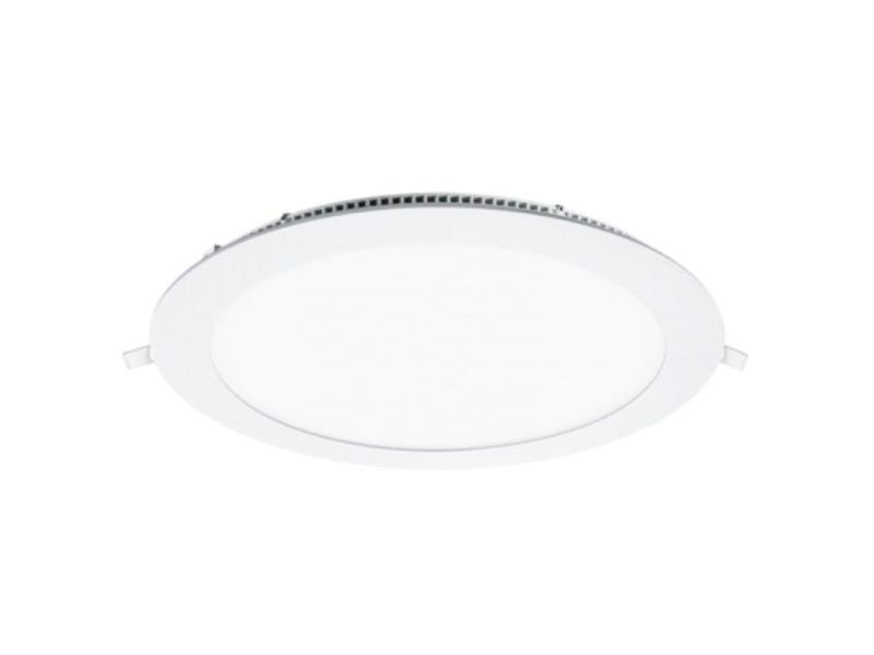 Downlight Iglux LS-102118-FB V2/ Circular/ Ø220 x 19mm/ Potencia 18W/ 1700 Lúmenes/ 6000ºK/ Blanco