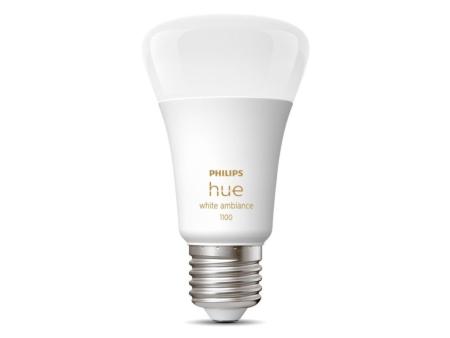 Bombilla Led Inteligente Philips Hue White Ambiance A60/ Casquillo E27/ 8W/ 1100 Lúmenes/ 2200K-6500K/ Precisa Philips Hue Bridg