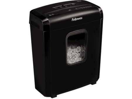 Destructora Fellowes 6M/ Minicorte de 4 x 12mm/ Negra