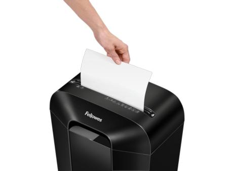 Destructora Fellowes LX41/ Minicorte de 4 x 12mm/ Negra