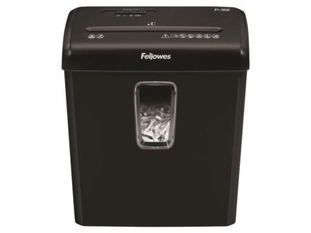 Destructora Fellowes P-30C/ Corte en Partículas de 4 x 34mm/ Negra