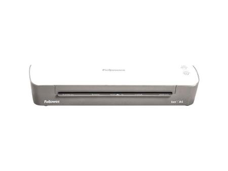 Plastificadora Fellowes Ion A4 4560001/ hasta A4 y 80-125 Micras/ Blanca y Gris