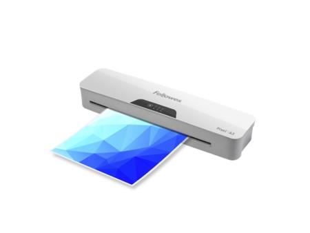 Plastificadora Fellowes Pixel A3/ hasta A3 y 125 Micras/ Blanca y Gris