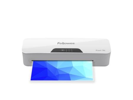 Plastificadora Fellowes Pixel A4/ hasta A4 y 125 Micras/ Blanca y Gris