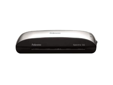 Plastificadora Fellowes Spectra A4/ hasta A4 y 125 Micras/ Negra y Gris