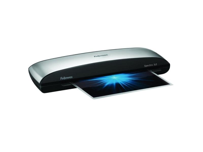 Plastificadora Fellowes Spectra A3/ hasta A3 y 125 Micras/ Gris y Negra