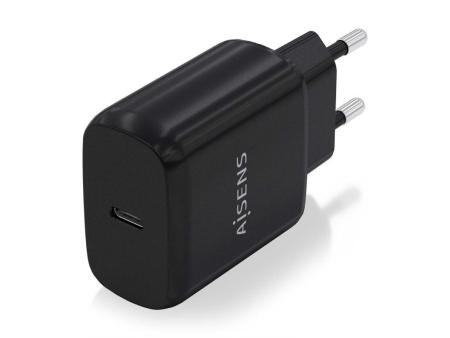 Cargador de Pared Aisens A110-0757/ 1xUSB Tipo-C/ 25W