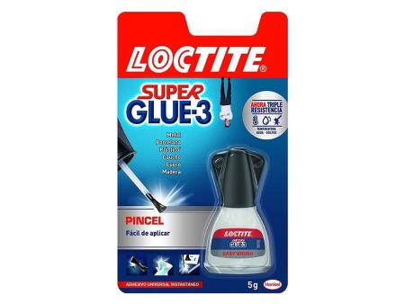 Pegamento con Pincel Loctite Super Glue-3/ 5g