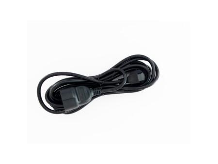 Cable Alargador de Corriente 3GO AL5M/ Schuko Hembra - Schuko Macho/ 5m/ Negro