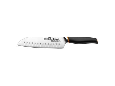 Cuchillo Santoku Bra Efficient A198004/ Hoja 180mm/ Acero inoxidable