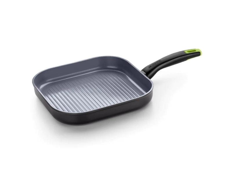 Grill Monix Eco Nature M261231/ Ø28cm/ Aluminio forjado/ Apto para Inducción