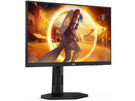 Monitor Gaming AOC 24G4X 23.8'/ Full HD/ 0.5ms/ 180Hz/ IPS/ Regulable en altura/ Multimedia/ Negro