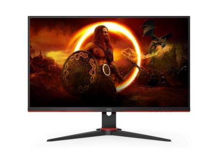 Monitor Gaming AOC Q27G2E/BK 27'/ QHD/ 1ms/ 144Hz/ VA/ Negro y Rojo