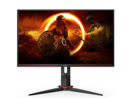 Monitor Gaming AOC Q27G2S/EU 27'/ QHD/ 1ms/ 165Hz/ IPS/ Regulable en altura/ Negro y Rojo