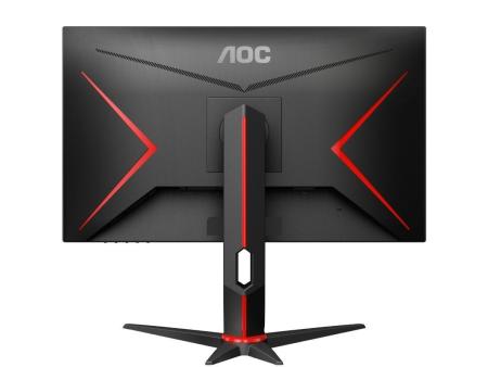 Monitor Gaming AOC Q27G2S/EU 27'/ QHD/ 1ms/ 165Hz/ IPS/ Regulable en altura/ Negro y Rojo