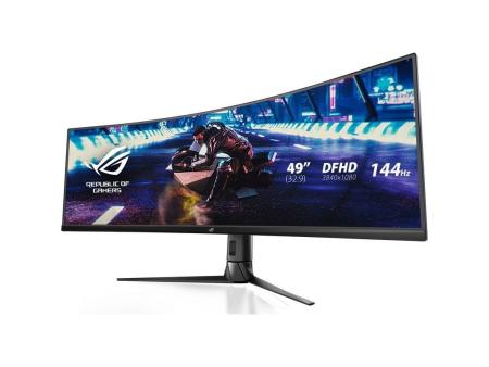 Monitor Gaming Ultrapanorámico Curvo Asus Rog Strix XG49VQ 49'/ Dual UHD/ Multimedia/ Negro