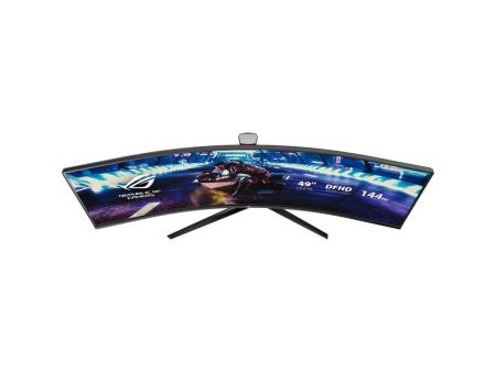 Monitor Gaming Ultrapanorámico Curvo Asus Rog Strix XG49VQ 49'/ Dual UHD/ Multimedia/ Negro