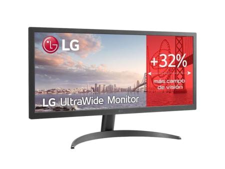 Monitor Profesional Ultrapanorámico LG UltraWide 26WQ500-B 25.7'/ WFHD/ Negro