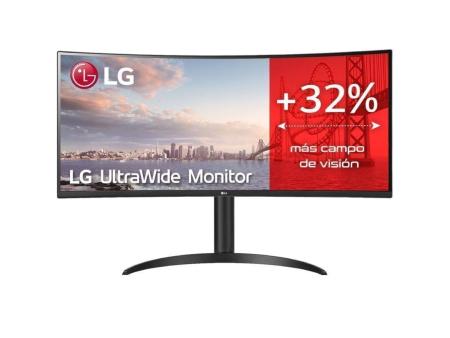 Monitor Profesional Ultrapanorámico Curvo LG UltraWide 34WP75CP-B 34'/ WQHD/ Multimedia/ Regulable en altura/ Negro