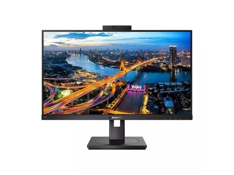 Monitor Profesional Philips 275B1H 27'/ QHD/ Webcam/ Multimedia/ Regulable en altura/ Negro