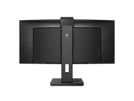 Monitor Profesional Ultrapanorámico Curvo Philips 346P1CRH 34'/ WQHD/ Webcam/ Multimedia/ Regulable en altura/ Negro