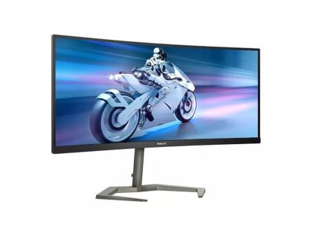 Monitor Gaming Curvo Philips Evnia 5000 34M1C5500VA 34'/ WQHD/ 1ms/ 165Hz/ VA/ Multimedia/ Negro