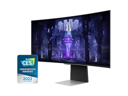 Smart Monitor Gaming Ultraparonámico Curvo Samsung OdysseyG8 S34BG850SU 34'/ UWQHD/ Smart TV/ 0.1ms/ 175Hz/ OLED/ Regulable en a