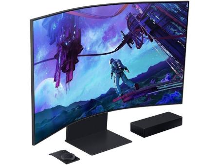 Monitor Gaming Curvo Samsung Odyssey Ark S55CG970NU 55'/ 4K/ 1ms/ 165Hz/ VA/ Regulable en altura/ Smart TV/ Multimedia/ Negro