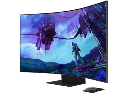 Monitor Gaming Curvo Samsung Odyssey Ark S55CG970NU 55'/ 4K/ 1ms/ 165Hz/ VA/ Regulable en altura/ Smart TV/ Multimedia/ Negro